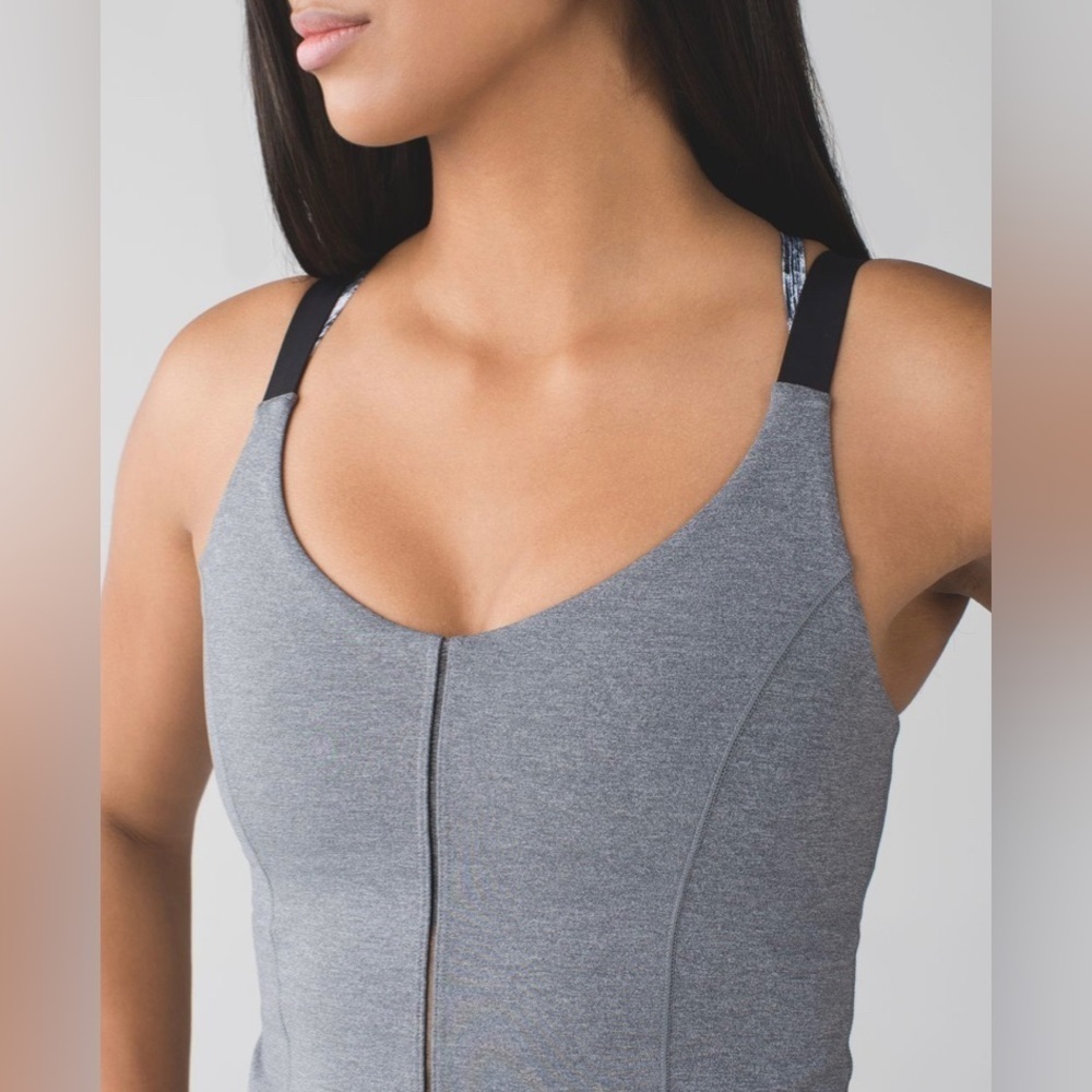 Lululemon Hot To Street Tank Top Heathered Slate / Slate Size 4 - Picture 5 of 16